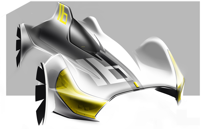 Augustin BARBOT - Sportcar supercar endurance aerodynamics racing racecar sketch